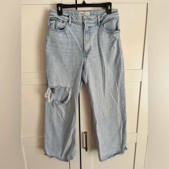 Abercrombie & Fitch Denim - Abercrombie & Fitch 90s Relaxed High Rise Jeans Curve Love Size 30 extra short